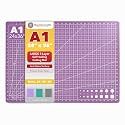 Mandala Crafts Self-Healing Purple Pink 24" x 36" A1 Cutting Mat for Sewing