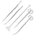 Mandala Crafts Stainless 12" Aquascape Tool Kit for Aquarium Terrariums