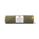 Manduka Yogitoes Hot Yoga Mat Towel - 71" | Moisture Activated Grip | Patented Silicone Nubs | Highly Absorbent, Durable &amp; Easy Care | Made from Recycled Materials | 71 x 24 Inches | Earth
