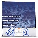 Manduka | Yogitoes Hot Yoga Mat Towel | Chakra Print Blue | 71 x 24 in