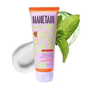 manetain co-wash for curly hair - 100ml  2 in 1 shampoo amp conditioner  non-foaming  sulphate and paraben free  cg friendly  suitable for dry and frizzy hair