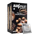 Manforce Cocktail Chocolate &amp; Hazelnut Flavoured Condoms for Men| 20 Count (Pack of 2)| With Dotted Rings| Lubricated Latex Condoms