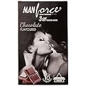 Manforce 3 in 1 Ribbed Contour Condom - 10 Pieces (Chocolate)