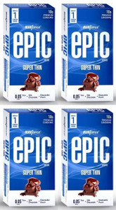 manforce chocolate flavoured premium condoms 10 sheets x pack of 4 condom