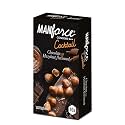Manforce Cocktail Condoms (Dotted-Rings), Hazelnut &amp; Chocolate Flavoured- 10 Pieces (Pack of 5)