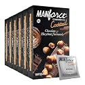 Manforce Cocktail Chocolate &amp; Hazelnut Flavoured Condoms for Men with Dotted Rings| Extra Dotted for Her Extra Stimulation| Lubricated Latex Condoms| 10 Sheets x Pack of 6