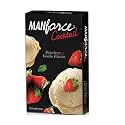 Manforce Cocktail Strawberry &amp; Vanilla Flavoured Condoms for Men| 20 Count (Pack of 2)| Double the Fun with Double Flavour| Extra Dotted for Her Extra Stimulation