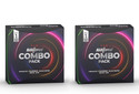 MANFORCE Combo Lubricated Dotted Condom | Assorted Flavors x Pack of 2 Condom