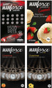 MANFORCE Fruit Basket Combo Pack (3in1 Overtime Orange, 3in1 Overtime Pineapple, Extra Dotted Litchi & Cocktail Strawberry + Vanilla with Dotted Rings) - 40 Pieces (Pack of 4) Condom