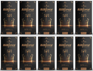 manforce king dots extra dotted unflavored condoms 10 pieces x pack of 10 condom set of 10 100 sheets