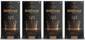manforce king dots extra dotted unflavored condoms 10 pieces x pack of 4 condom