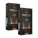 MANFORCE King Dots Extra Dotted Unflavored Condoms, 10 Pieces x Pack of 2 Condom