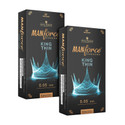 MANFORCE King Thin Ultra-Thin Unflavoured Condoms, 10 Pieces x Pack of 2 Condom