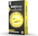 MANFORCE Overtime Pineapple 3in1 (Ribbed, Contour, Dotted) Condoms - 10 Pieces Condom (10 Sheets)