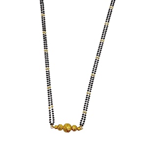 digital dress room mangalsutra for women stylish new short artificial gold mangalsutra ball designs maharashtrian style double strand black beads chain 24 inches