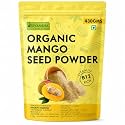 Mango Seed Powder with Vitamin B12 430g – Raw, Vegan, Gluten-Free – Immune &amp; Digestive Support Superfood – Non-GMO Herbal Supplement – Resealable Pouch