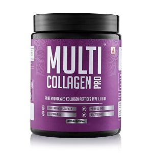 multi collagen pro  100 hydrolyzed japanese marine collagen peptides type i ii amp iii  no sugar no foul smell  240g  orange flavour