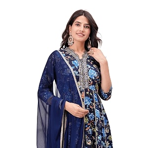 MANHAREE Womens Rayon Kurta with Pant