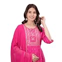 MANHAREE Women39s Rayon Kurta with Pant