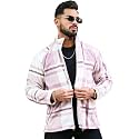 Maniac Mens Checkered Full Zipper Fullsleeve Polyester