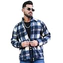 Maniac Mens Checkered Full Zipper Fullsleeve Polyester