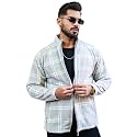 Maniac Mens Checkered Full Zipper Fullsleeve Polyester