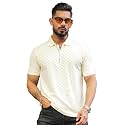 Maniac Mens Kite Textured Polo Neck Half