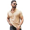 Maniac Mens Kite Textured Polo Neck Half
