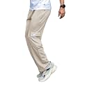 Maniac Mens Solid Baggy Fit Cargo for