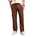 Maniac Mens Solid Baggy Fit Cargo for