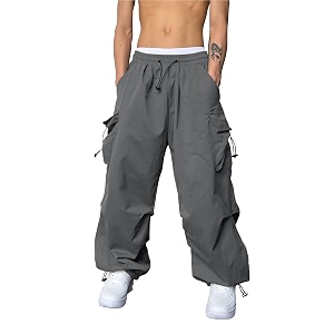 Maniac Mens Solid Side Pockets Mink Nylon