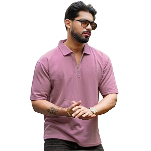 Maniac Mens Textured Polo