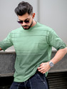 MANIAC Printed Men Round Neck Green T-Shirt