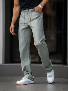 MANIAC Regular Fit Men Green Trousers