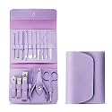 Manicure Set Nail Clipper Kit - 16 Pieces Stainless Steel Manicure Kit - Nail Care Tools for Hand & Feet - Nail Clippers Pedicure Professional Grooming Kits for Facial Care, Hand Care, Foot Care (Assorted Color)