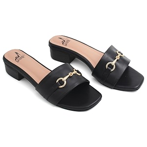 MANIK Womens Fashion Block Heel Sandal