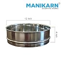 MANIKARN 12 inch (Diameter 300mm) 355 micron Stainless Steel Test Sieve (ASTM No. 45)