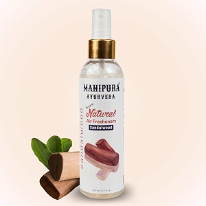 pure organic room air freshener spray for home office toilet made with natural essential oil and water non-toxic skin amp pet friendly - 200ml mysore chandan or sandalwood