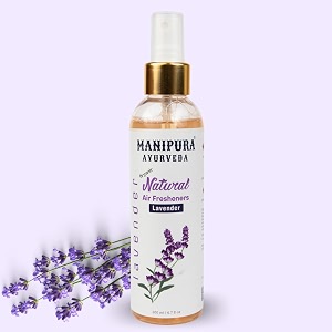 pure organic air freshener spray lavender flavour 200ml made with essential oil and water  no toxic chemicals  air purifier for home office bedroom  skin amp pet friendly