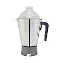 MANISH HOME® 1.5L Wet Jar for Juicer Mixer Grinders | Dual Lock, 6-Teeth Coupler, Aluminum Socket | Compatible with Bajaj, Maharaja, Singer, Orient, Rico, Pigeon, Kenstar, Morphy Richards, Crompton