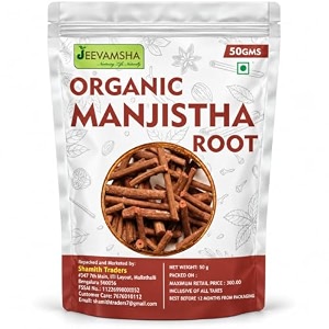 manjistha root - 50g  manjistha root sticks dried for skin hair joint amp immune support  ultimate skin amp health remedy  for eating  majith indian madder manjishtha manjishta manjishta manjista 