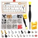 mankk 23 Sizes M.2 Computer Screws Motherboard Standoffs Laptop Screws for Motherboard,HDD Hard Drive,SSD,PC Case,PC Fan,ATX Case,CD-ROM