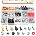 mankk 502PCS Computer Screw Assortment Kit Motherboard Standoffs Screws Laptop Screws for HDD Hard Drive,PC Case,Fan,ATX Case, SSD,CD-ROM