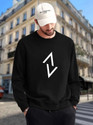 Manlino Men Full Sleeve Graphic Print Sweatshirt