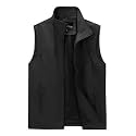 Men's Lightweight Vest Sleeveless Outdoor Work Jacket for Travel Hiking