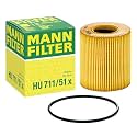 Mann Filter HU 711/51 x Oil Filter for Car