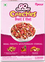 Manna Go Grains Crunchies-Rose Almond Multigrain Kids Breakfast Cereal-12Hrs Nutrition Refill (300 g)