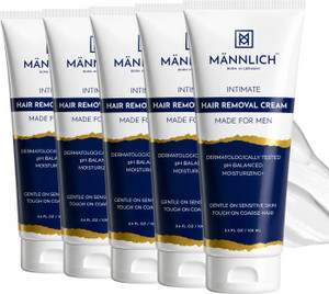mannlich intimateprivate hair removal cream for men for unwanted coarse pubic hair cream