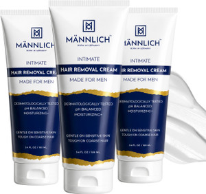 mannlich intimateprivate hair removal cream for men for unwanted coarse pubic hair cream