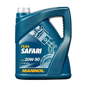 mannol 7404 safari sae 20w-50 api snch-4 imported from germany 5 litres